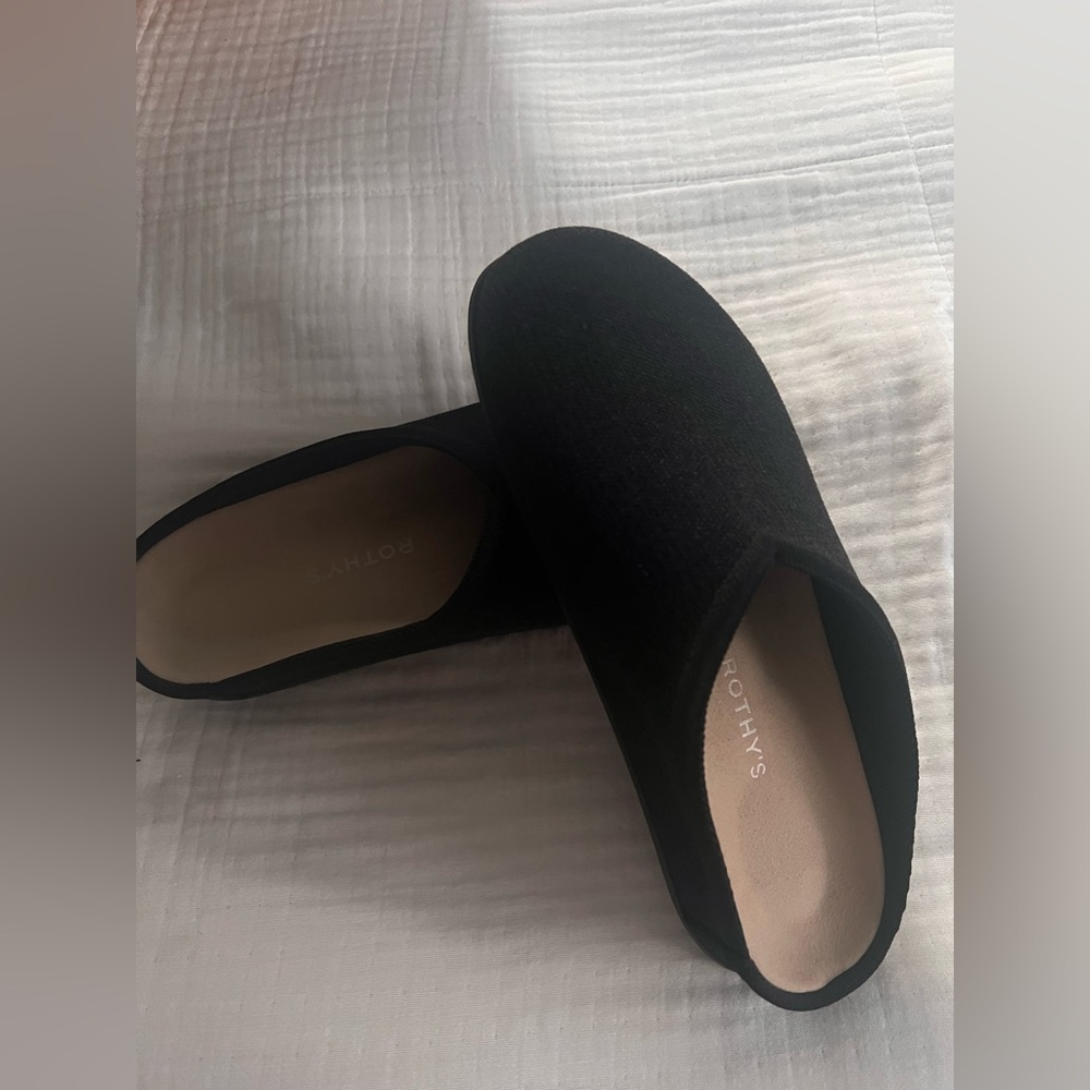 New Rothy’s ReVelvet Casual Clogs Shoes Black Women size 11